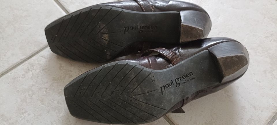 Paul Green Pumps dunkel braun Gr. 3,5 / 36 - wie neu in Langerwehe