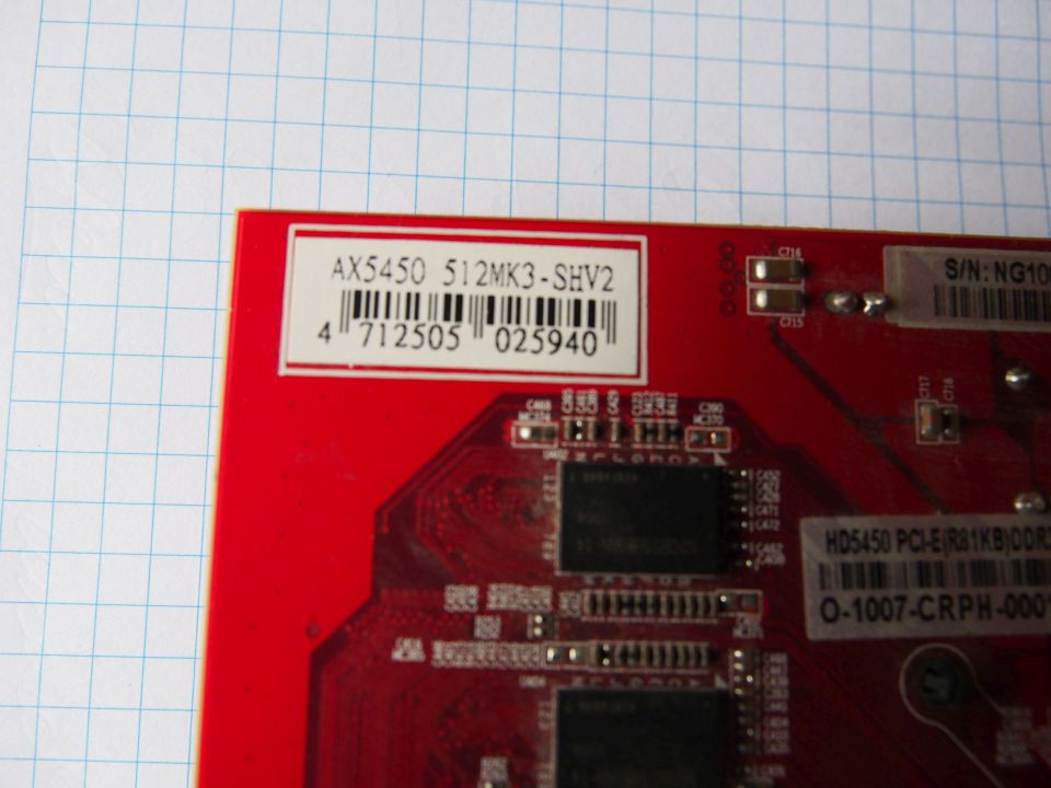 AMD Radeon Graphikkarte - AX5450 512MK3 SHV2 in Litzendorf