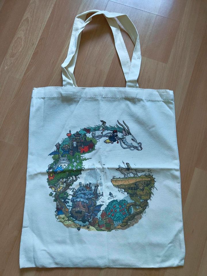 Beutel Schultertasche Ghibli Totoro Chihiro Wandelndes Schloss in Emmelshausen