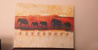 Bild Kunstdruck ELEPHANTS von M. Tarin, 80x60 cm Nordrhein-Westfalen - Steinhagen Vorschau