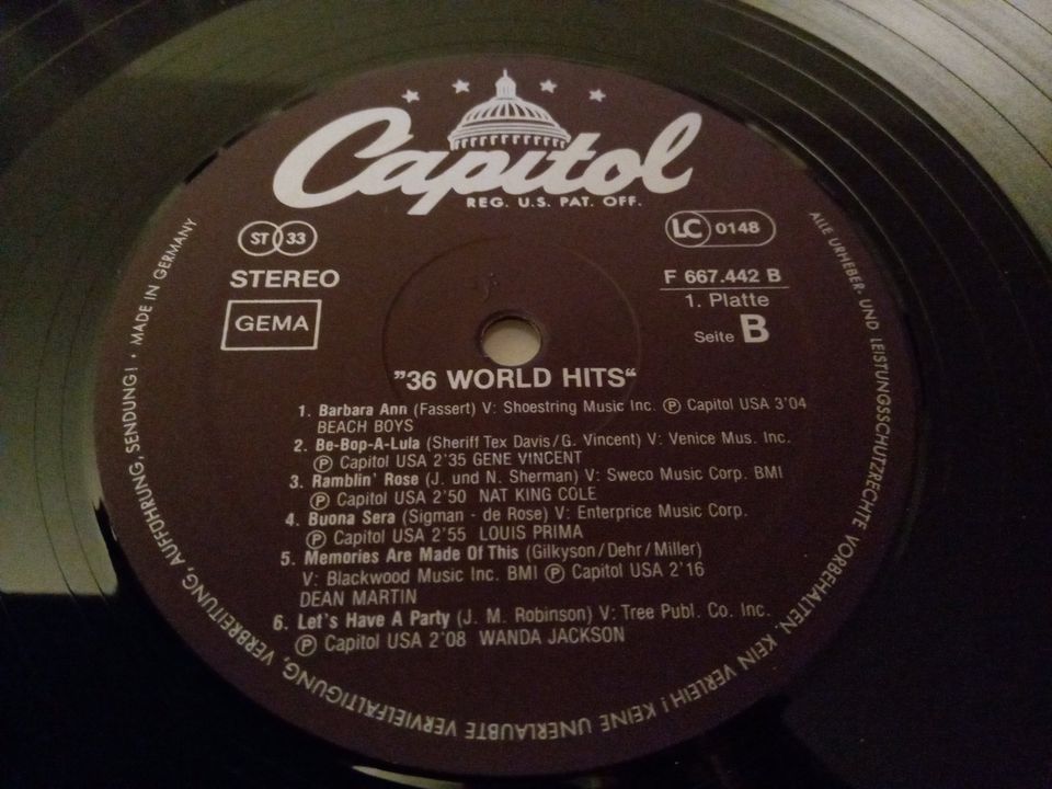 36 World Hits 3 Vinyl Platten Box Set mit vielen TOP HITS in Köln
