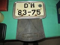 DDR  NUMMERSCHILD  TS ES ETZ AWO  ORIGNAL kostenloser V. i.I. Niedersachsen - Uelzen Vorschau