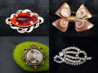 Vintage Schmuck Strass Brosche Art Deco antik Gründerzeit Nordrhein-Westfalen - Solingen Vorschau