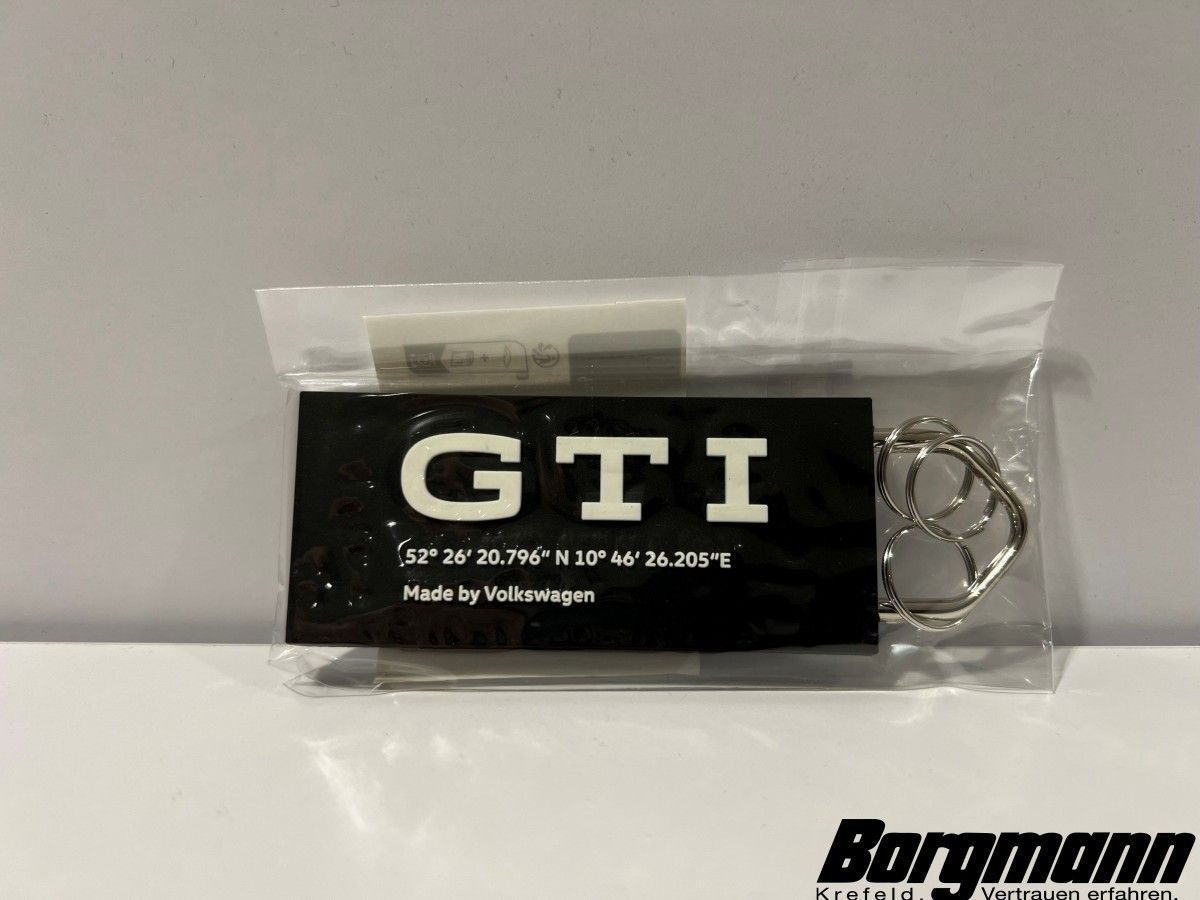 VW GTI Schild Schlüsselanhänger Neu *Borgmann*