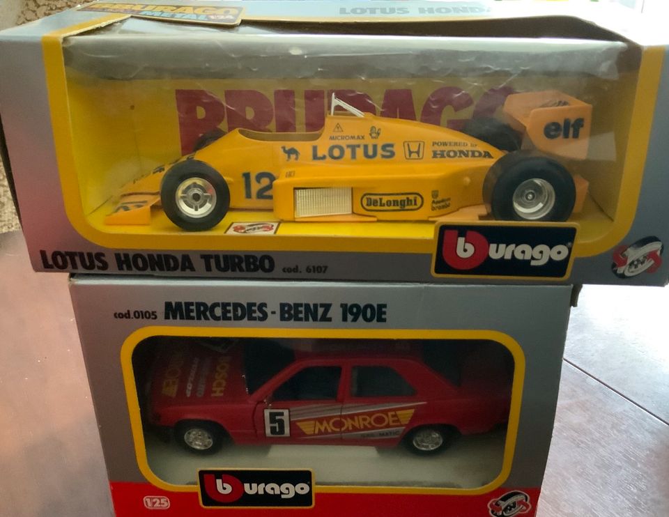 Lotus Honda Turbo und Mercedes- Benz 190E Sammlerstücke M1/25 in Burkhardtsdorf