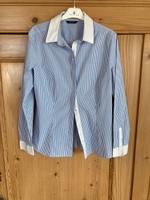 Taillierte Bluse Gr.40 blau/weiß gestreift wie Neu! Nordrhein-Westfalen - Jüchen Vorschau