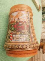 Verkaufe Bierkrug mit drei Motiven: Nürnberg, Fürth, Erlangen Bayern - Eckental  Vorschau