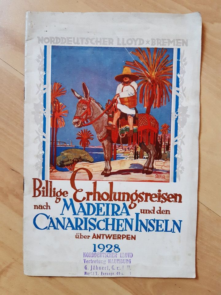 Norddeutscher Lloyd Bremen 1928: Madeira und Canaren!!! RAR! in Jena