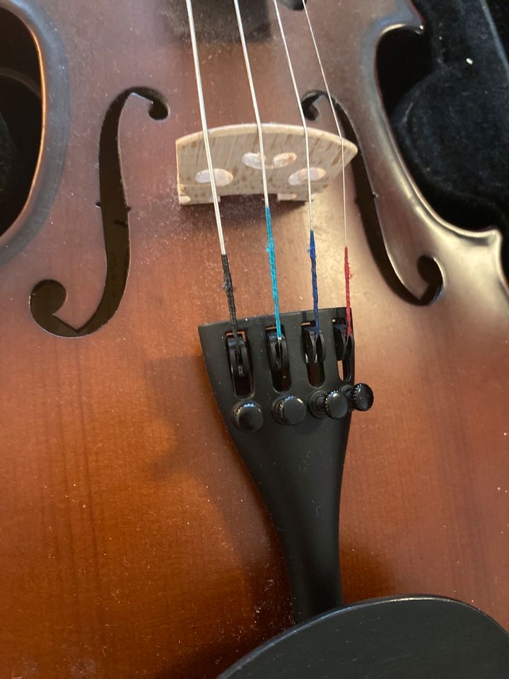 Violine -Geige 1/4. /  Violin in Stein
