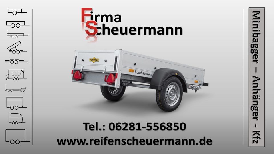 Tiefladeranhänger Startrailer H752010 mit Stützrad - Anhaenger