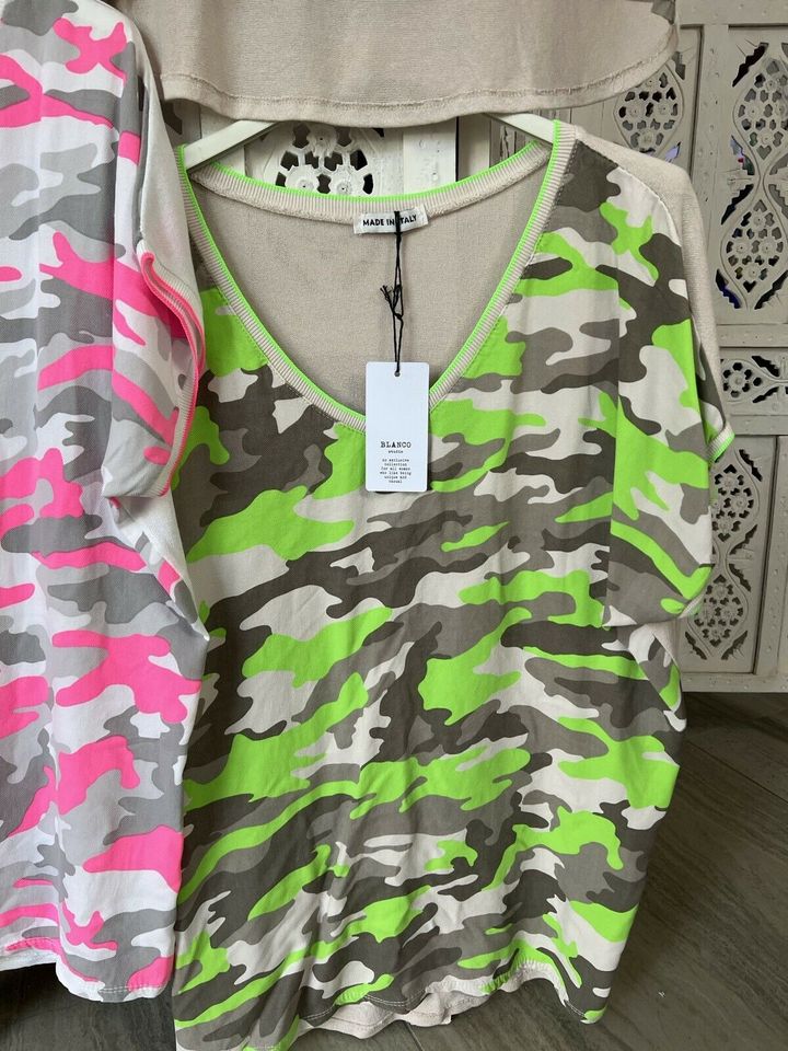 Neu Damen Camouflage Military army Shirt Bluse s m l xl xxl neon in Mainz