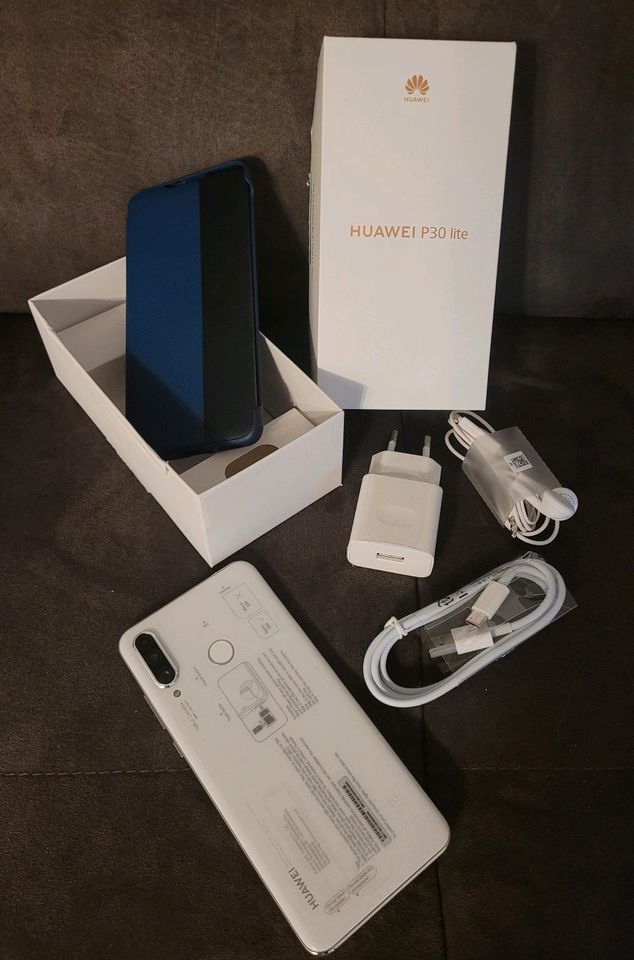 Huawei P30 lite mit OVP und Zubehör wie NEU in Tauberbischofsheim