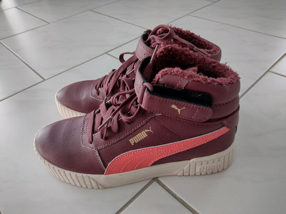 Puma Mädchen Sneaker gefüttert, NEU, Gr. 38, Neupreis 75 € in Felsberg