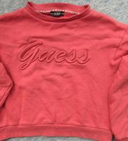 GUESS Pulli Pullover Sweater mit gesticktem Schriftzug, rot, M Bremen - Hemelingen Vorschau