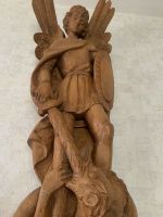 Heilige Figur Erzengel Michael im Holz geschnitzt 62 cm Hoch Baden-Württemberg - Sigmaringen Vorschau