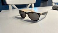 RAY BAN NEW WAYFARER > RB 2132 -SCHWARZ/BEIGE MIT BRAUNEN GLÄSERN Nordrhein-Westfalen - Remscheid Vorschau