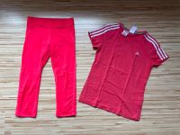 H&M Mädchen 3/4 Sport Hose, Tight, Gr. 158 164 + Shirt Adidas Nordrhein-Westfalen - Brühl Vorschau