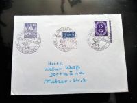 Posthorn 15 u. 25 Pfg Seitenrand auf Brief Niedersachsen - Gnarrenburg Vorschau