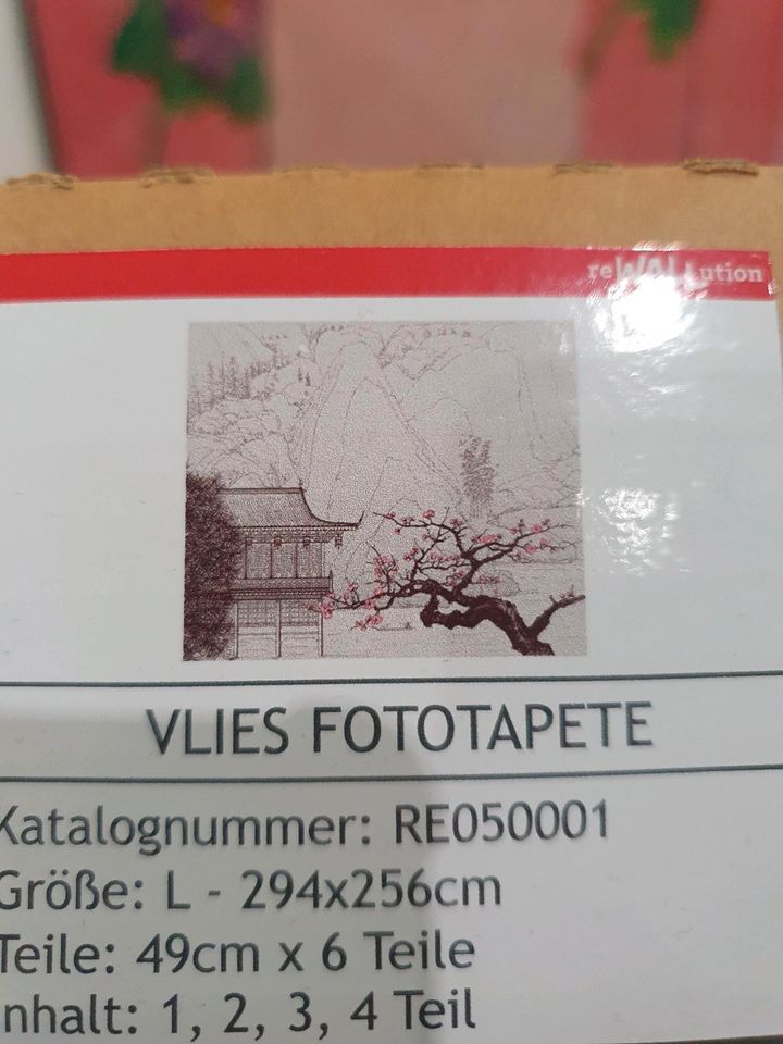 XXXL Fototapete Tapetenbahn 294cm x 256cm Cherry Blossom Chinese in Wetzlar