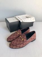 Gucci Jordaan Mokassins Loafer Schuhe Sneaker Slipper Monogramm Neuhausen-Nymphenburg - Nymphenburg Vorschau