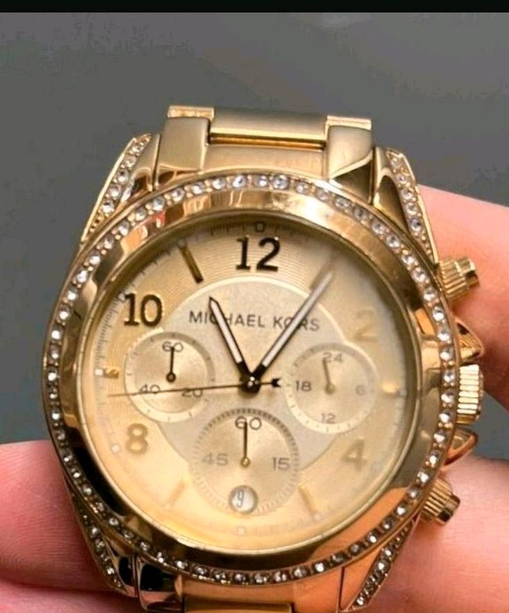 Michael Kors Uhr Damenuhr Damen Gold MK5166 in Hamburg