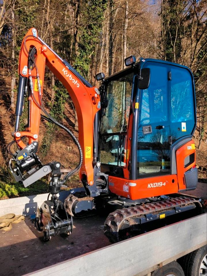 Minibagger Kubota KX 019-4 - Mieten Passau in Passau