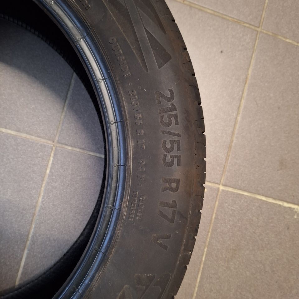 Satz Sommerreifen Continental 215/55 R 17 V ECO Contact 6 in Prüm