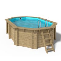 OKU Holzpool Komplettset Oval 6,57 x 4,57 x 1,31 m Nordrhein-Westfalen - Solingen Vorschau