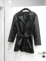 lange Glattlederjacke Damen Sommer Gr 44 schwarz Brandenburg - Brandenburg an der Havel Vorschau