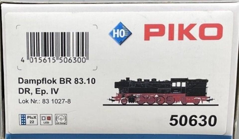 PIKO 50630 BR 83 1027-8 DR - DSS PiuX22 - Nagelneu und unbespielt in Leipzig