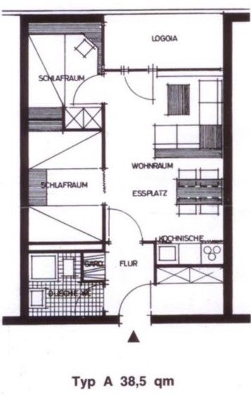 Ferienwohnung im Harz Hahnenklee 3 Zimmer 38 m², Westbalkon in Goslar