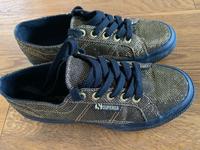Superga 2750 Sneaker Turnschuhe schwarz gold Gr. 37 Baden-Württemberg - Nürtingen Vorschau