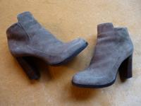 Joop Stiefeletten Viola Ankle Boots Velour Leder 37 khaki Stiefel Rheinland-Pfalz - Guldental Vorschau
