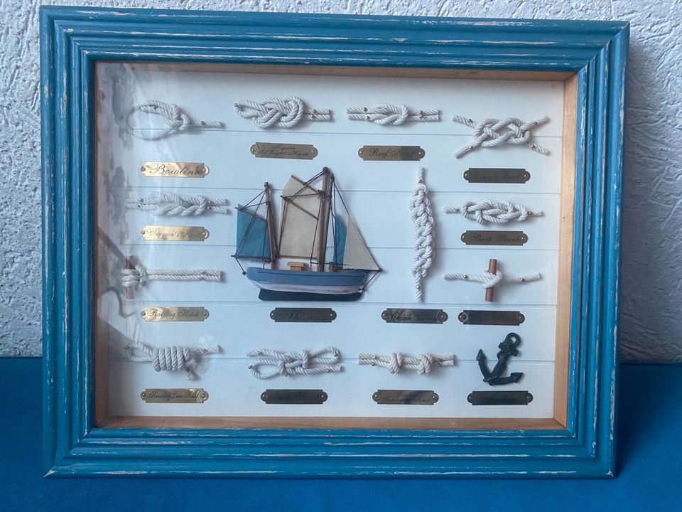 Seemannsknoten im Rahmen Vintage in Köln