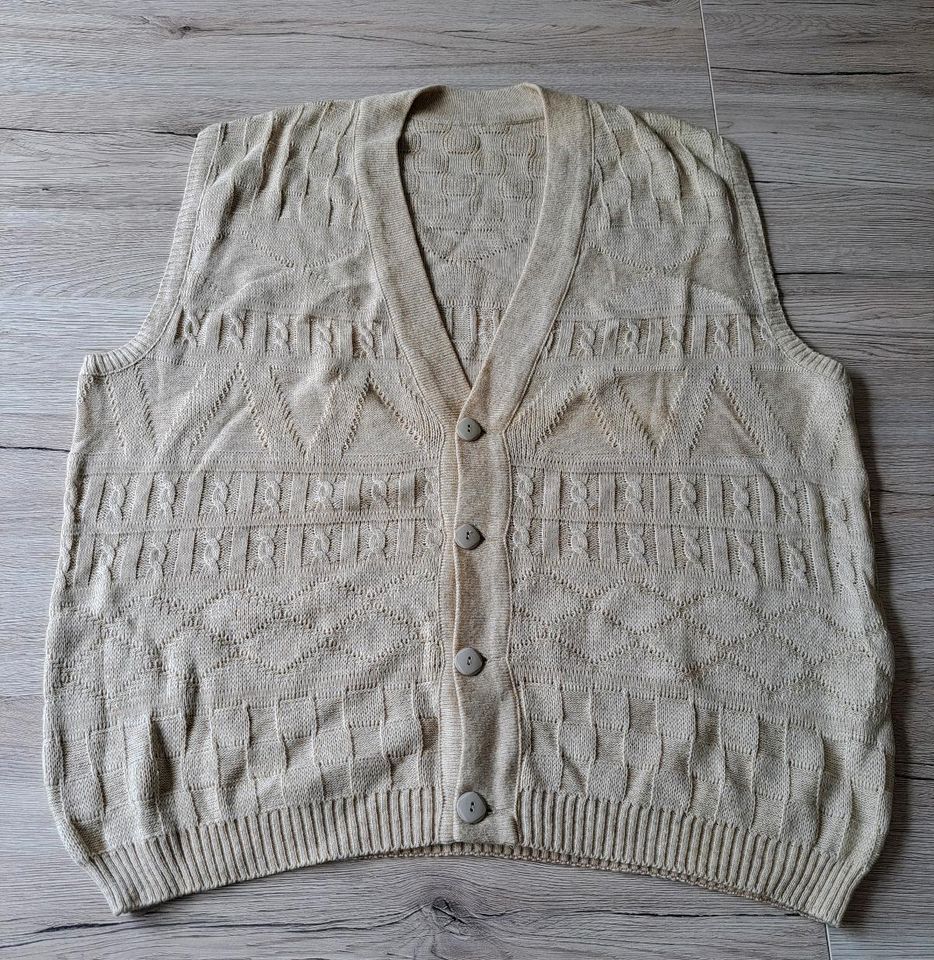 Herren Strickweste Gr.56 beige in Bielefeld