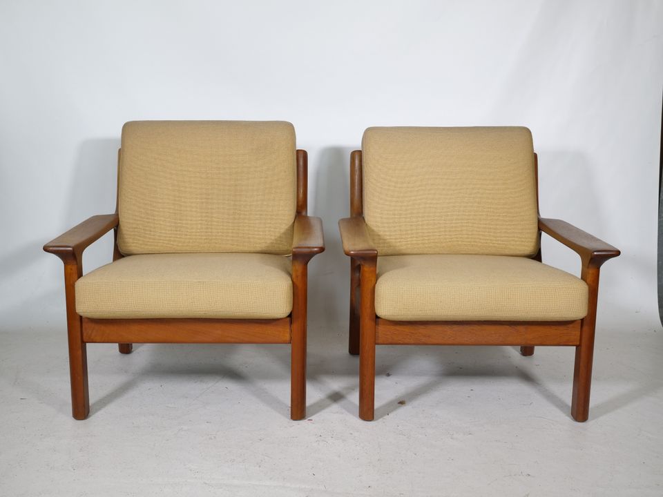 Teak Sessel Danish Design Skandi Mid-Century 60er Jahre SET in Mainz