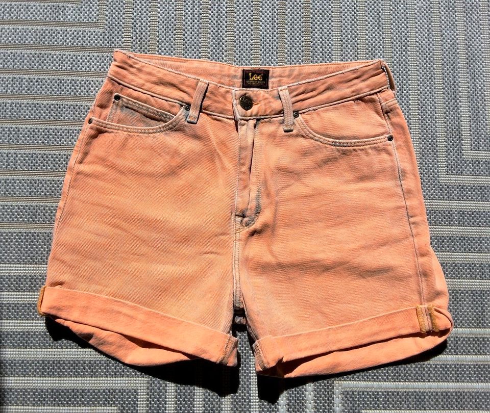 Lee Mom Shorts W27 Orange Jeansshorts in Gießen