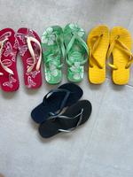 Hawaianas Flip Flop Bunt weiß gelb grün pink 37 38 39 40 Frankfurt am Main - Sachsenhausen Vorschau