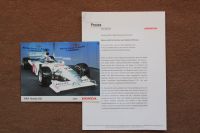 Honda Presse-Information "Honda Formel 1: BAR Honda 002 von 2000" Bayern - Salzweg Vorschau