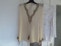 Free Minds Bluse Creme Tunika Perlen 36 Boho festlich weiß Dortmund - Persebeck Vorschau