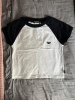 Superdry Baby Tshirt weiss/schwarz S Hessen - Bad Orb Vorschau