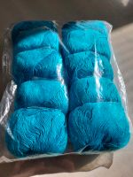 500gr Wolle Baumwolle blau Stricken Häkeln Nordrhein-Westfalen - Wilnsdorf Vorschau