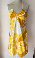 H&M Neckholder Kleid Gelb Ocker Weiß Baumwolle Retro Vintage M 38 München - Au-Haidhausen Vorschau