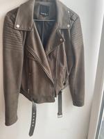 Amisu Bikerjacke Veloursleder Khaki/Taupe/Braungrau M/40 Berlin - Friedrichsfelde Vorschau