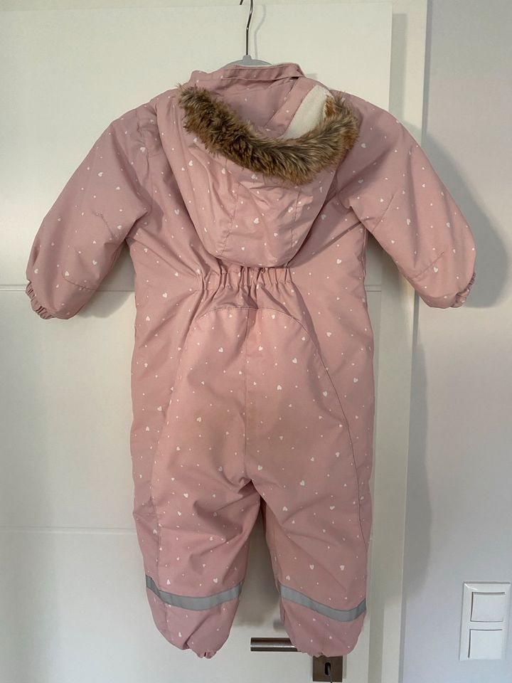 Schneeanzug Overall rose H&M 86/92 Mädchen in Döbeln