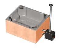 Badefaß Badezuber Jacuzzi 2.0m x 1.7m x 1m Massage inkl.Versand Stuttgart - Stuttgart-Mitte Vorschau