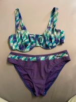 Naturana Bikini türkis lila retro vintage y2k abstrakt Thüringen - Steinach Vorschau