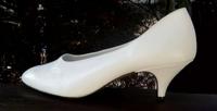 weiße Vintage Brautschuhe LEDER Markenware Gr. 7 1/2 = 41 - neu Hessen - Friedrichsdorf Vorschau
