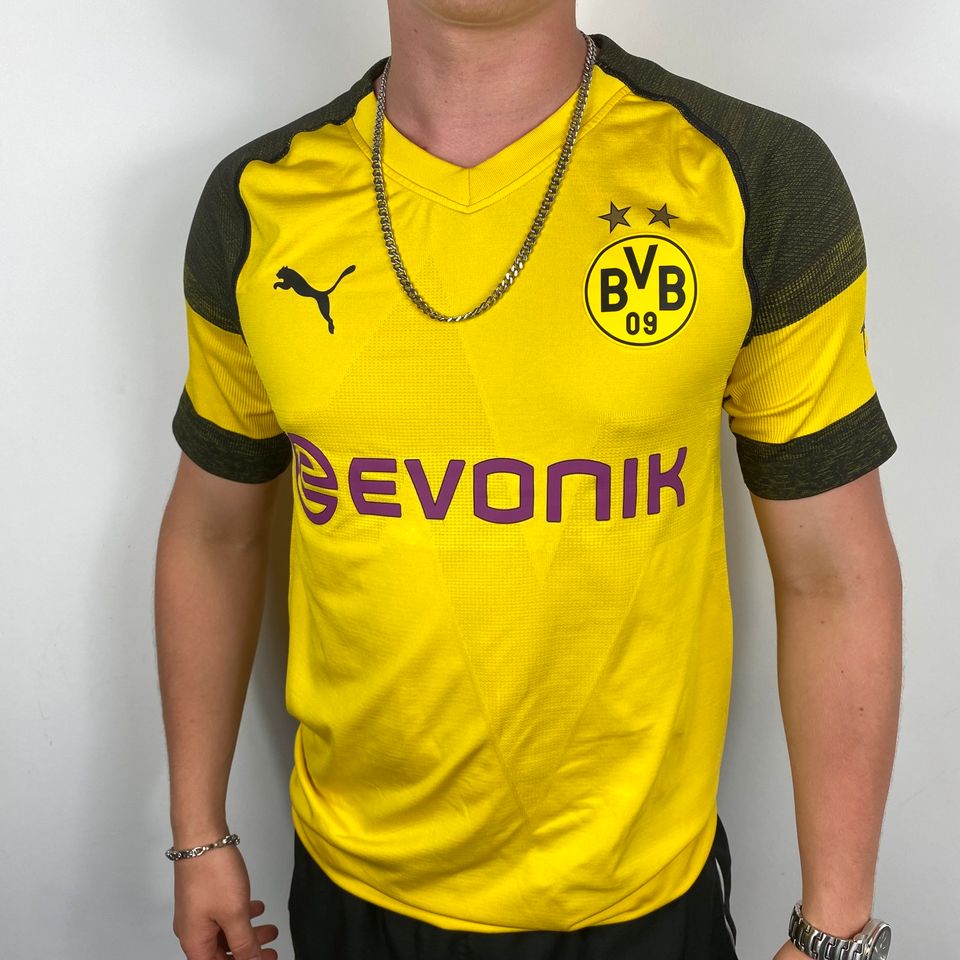 Vintage Puma Borussia Dortmund Trikot 34€* BVB Herren T-Shirt in Mudau