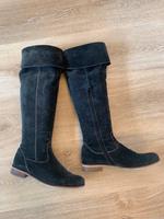 Gabor Wildleder Stiefel Gr.40 blau-grau Niedersachsen - Melle Vorschau
